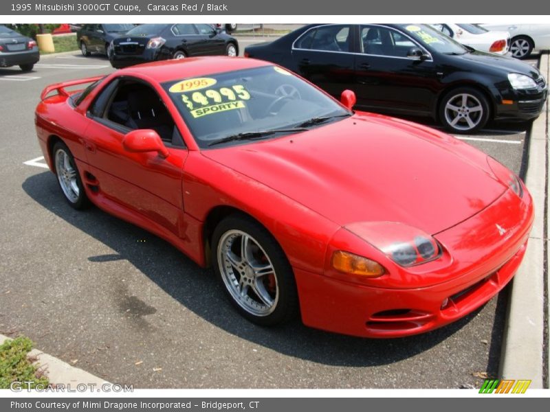 Caracas Red / Black 1995 Mitsubishi 3000GT Coupe