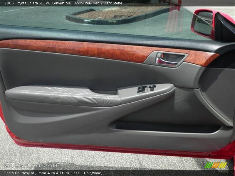 Absolutely Red / Dark Stone 2006 Toyota Solara SLE V6 Convertible