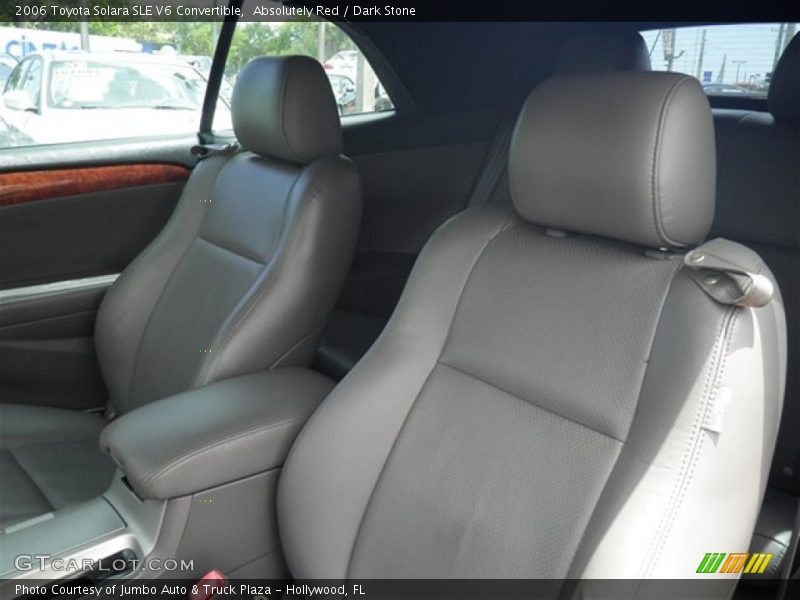 Absolutely Red / Dark Stone 2006 Toyota Solara SLE V6 Convertible