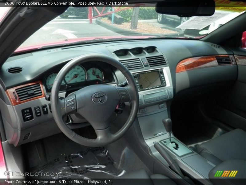 Absolutely Red / Dark Stone 2006 Toyota Solara SLE V6 Convertible