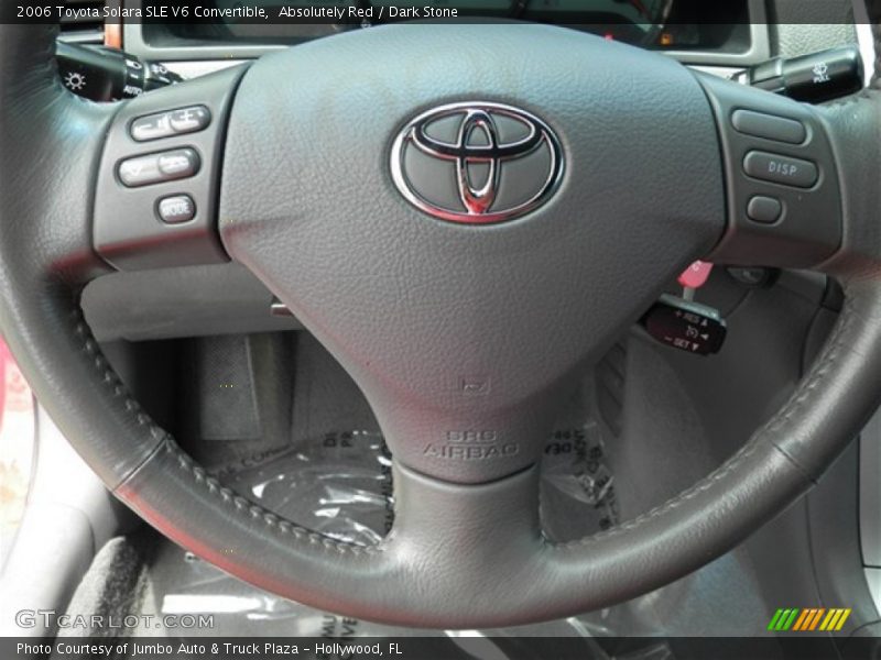 Absolutely Red / Dark Stone 2006 Toyota Solara SLE V6 Convertible