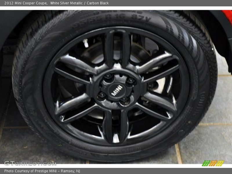 White Silver Metallic / Carbon Black 2012 Mini Cooper Coupe