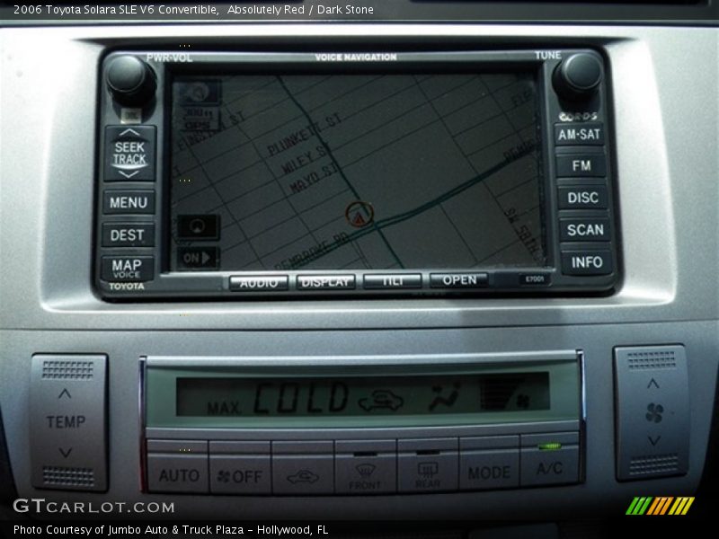 Absolutely Red / Dark Stone 2006 Toyota Solara SLE V6 Convertible