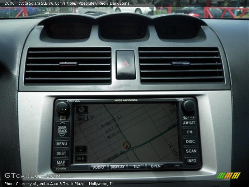 Absolutely Red / Dark Stone 2006 Toyota Solara SLE V6 Convertible