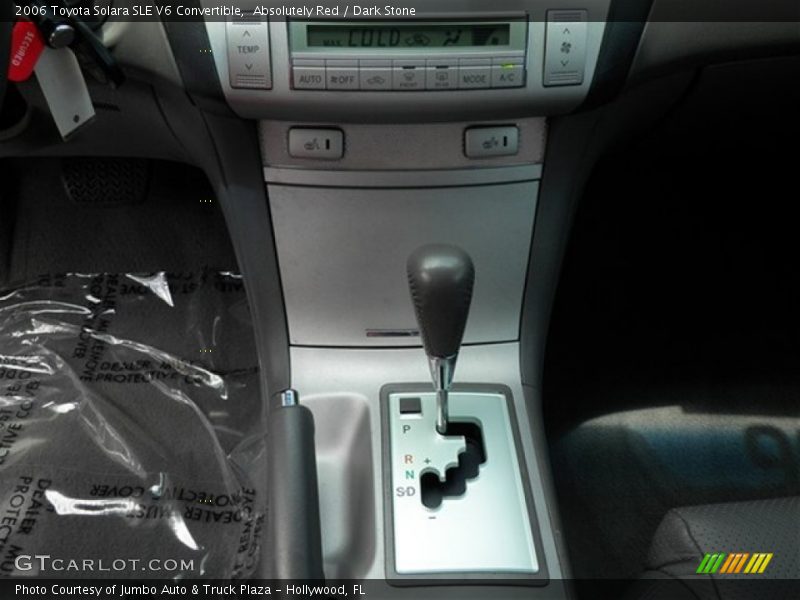 Absolutely Red / Dark Stone 2006 Toyota Solara SLE V6 Convertible