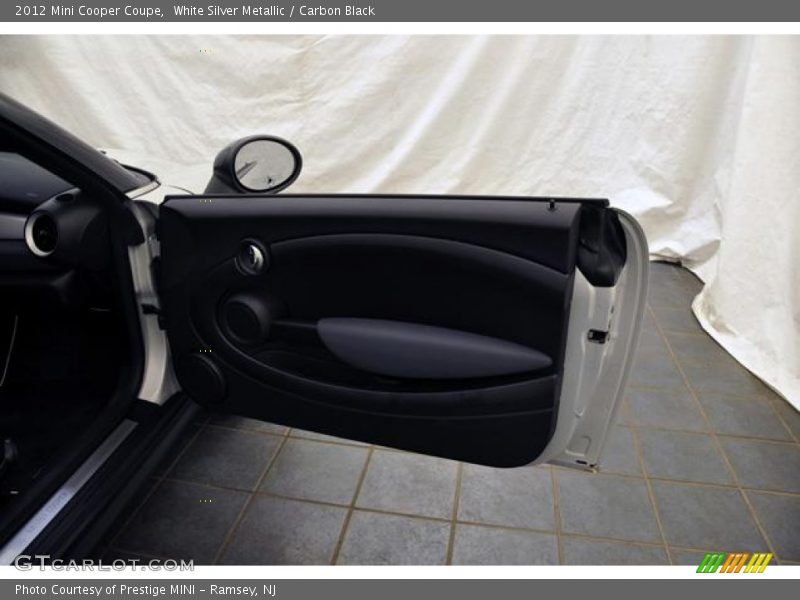 White Silver Metallic / Carbon Black 2012 Mini Cooper Coupe