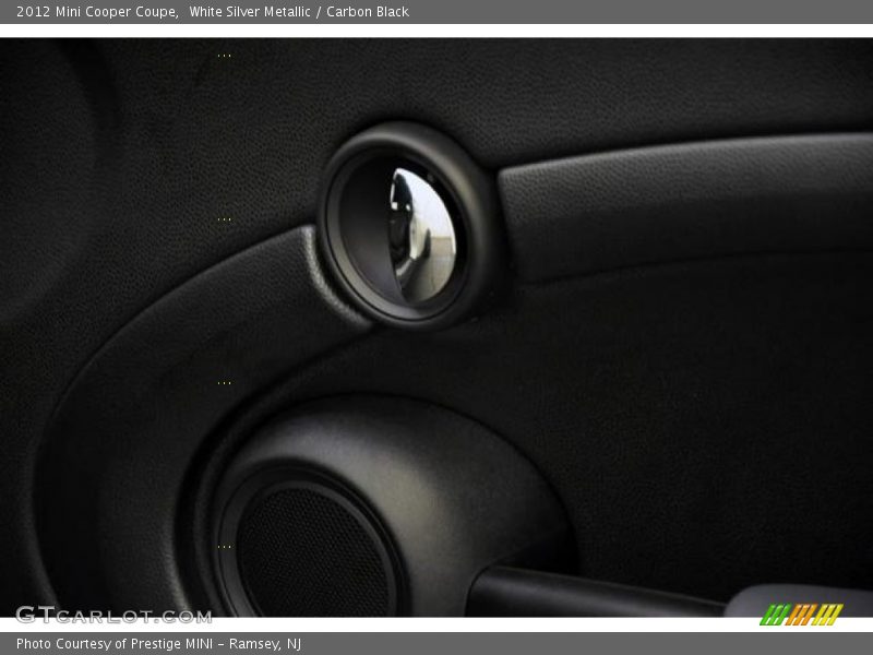 White Silver Metallic / Carbon Black 2012 Mini Cooper Coupe