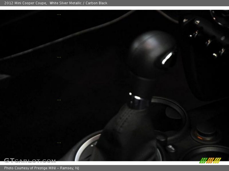 White Silver Metallic / Carbon Black 2012 Mini Cooper Coupe