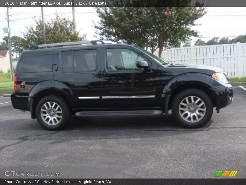 Super Black / Cafe Latte 2010 Nissan Pathfinder LE 4x4