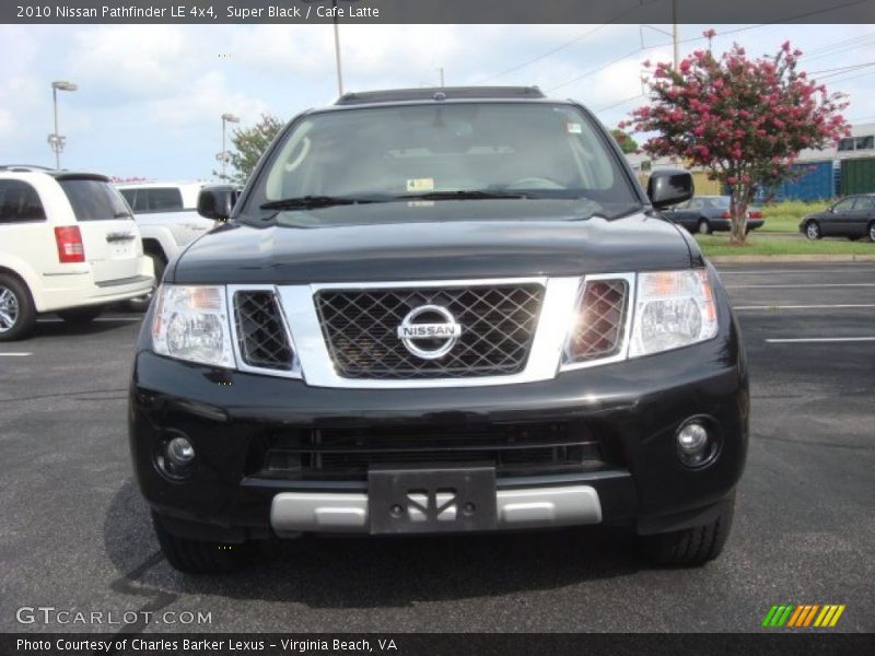 Super Black / Cafe Latte 2010 Nissan Pathfinder LE 4x4