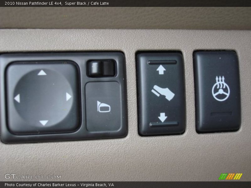 Super Black / Cafe Latte 2010 Nissan Pathfinder LE 4x4