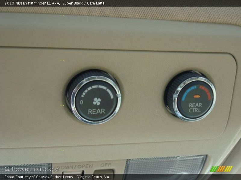 Super Black / Cafe Latte 2010 Nissan Pathfinder LE 4x4