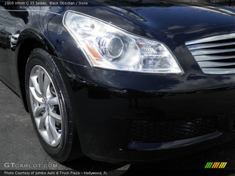 Black Obsidian / Stone 2008 Infiniti G 35 Sedan