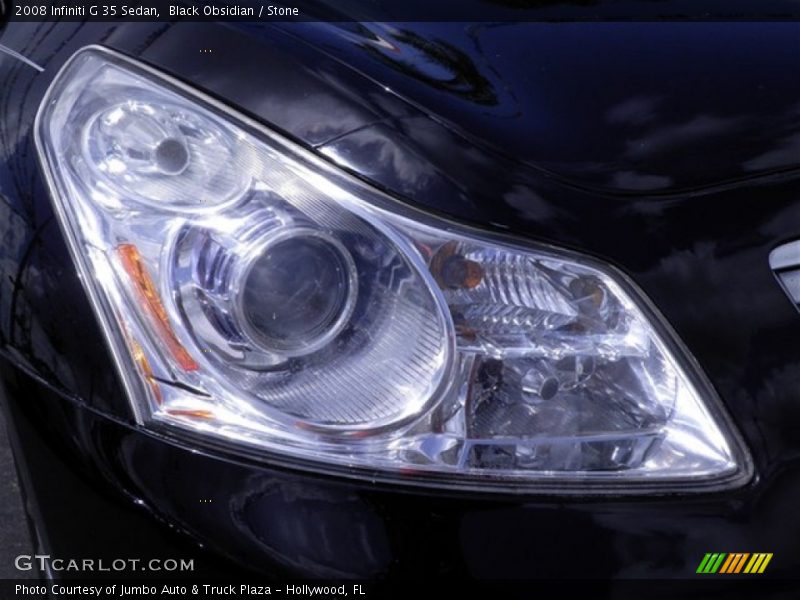 Black Obsidian / Stone 2008 Infiniti G 35 Sedan