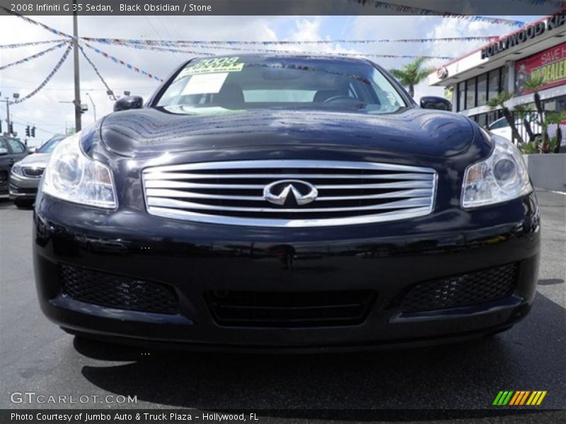 Black Obsidian / Stone 2008 Infiniti G 35 Sedan