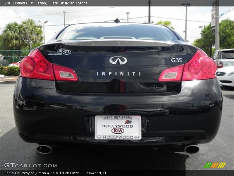 Black Obsidian / Stone 2008 Infiniti G 35 Sedan