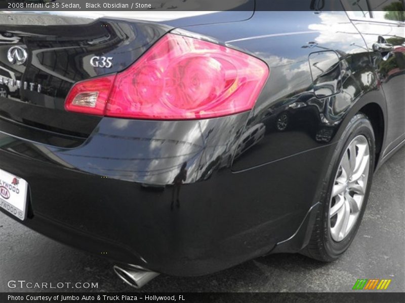 Black Obsidian / Stone 2008 Infiniti G 35 Sedan