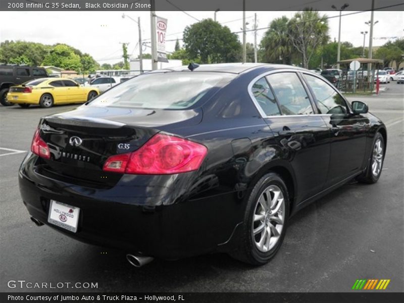 Black Obsidian / Stone 2008 Infiniti G 35 Sedan