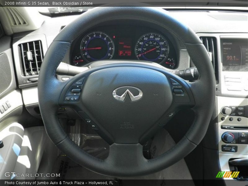 Black Obsidian / Stone 2008 Infiniti G 35 Sedan