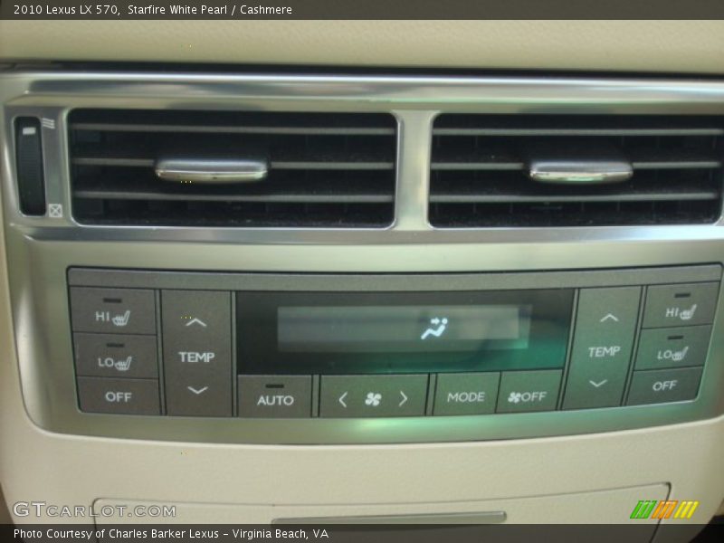 Starfire White Pearl / Cashmere 2010 Lexus LX 570