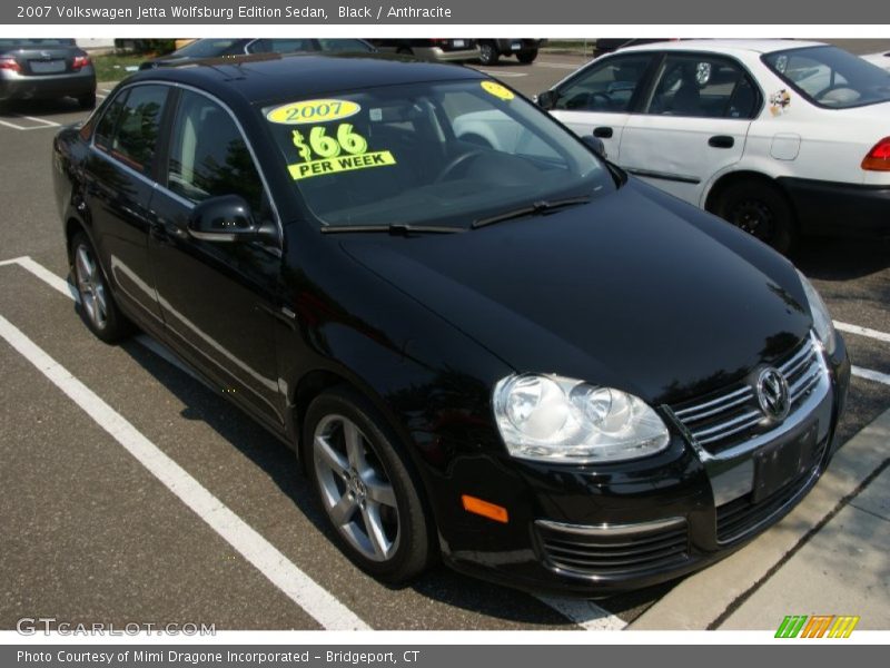 Black / Anthracite 2007 Volkswagen Jetta Wolfsburg Edition Sedan