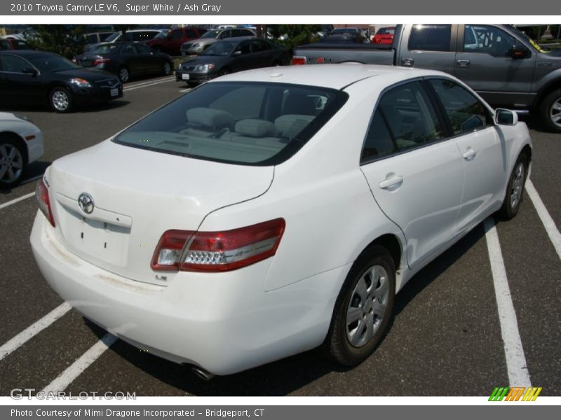Super White / Ash Gray 2010 Toyota Camry LE V6