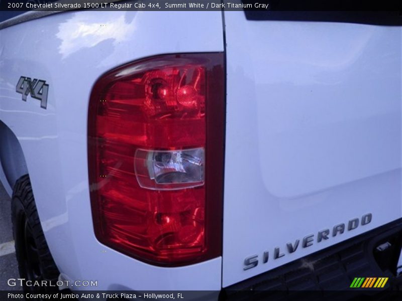 Summit White / Dark Titanium Gray 2007 Chevrolet Silverado 1500 LT Regular Cab 4x4
