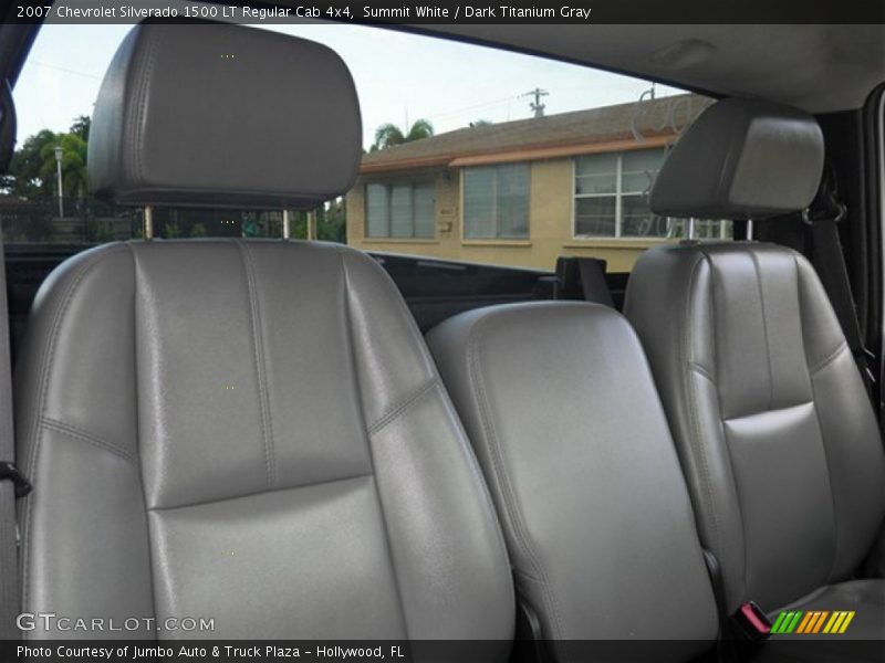 Summit White / Dark Titanium Gray 2007 Chevrolet Silverado 1500 LT Regular Cab 4x4