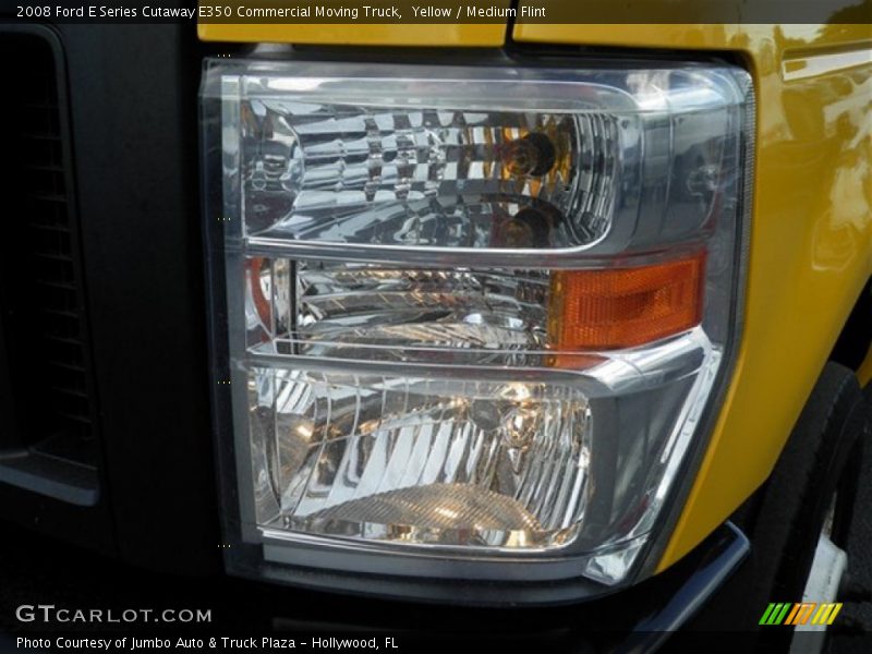 Yellow / Medium Flint 2008 Ford E Series Cutaway E350 Commercial Moving Truck