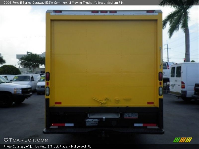 Yellow / Medium Flint 2008 Ford E Series Cutaway E350 Commercial Moving Truck