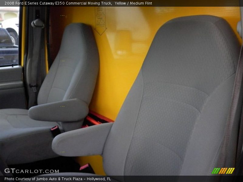 Yellow / Medium Flint 2008 Ford E Series Cutaway E350 Commercial Moving Truck