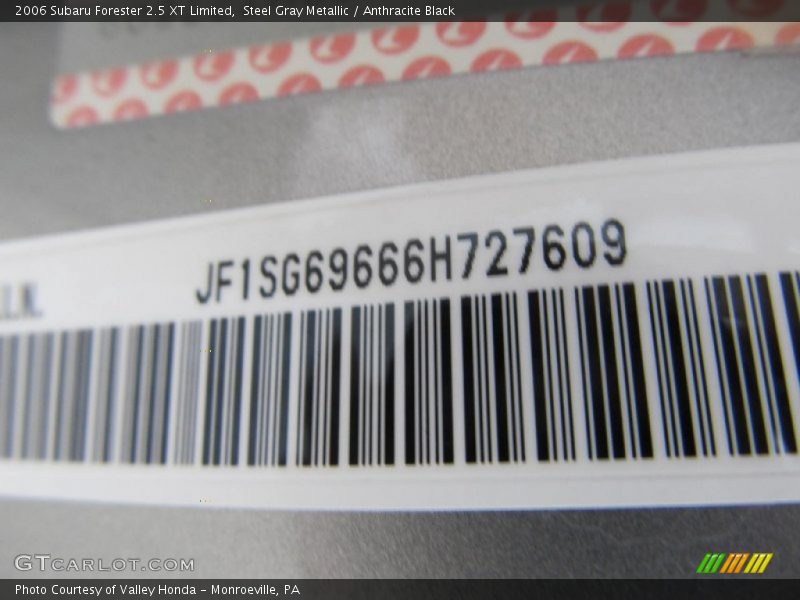 Steel Gray Metallic / Anthracite Black 2006 Subaru Forester 2.5 XT Limited
