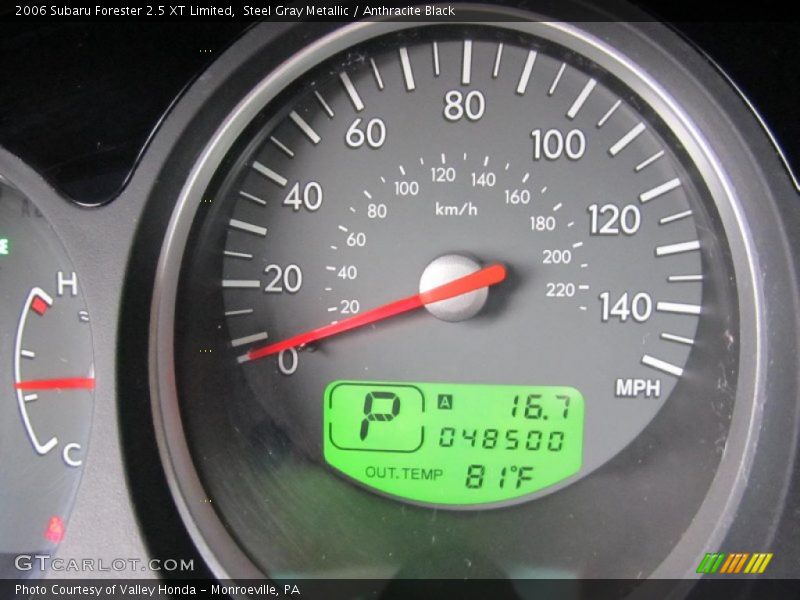 Steel Gray Metallic / Anthracite Black 2006 Subaru Forester 2.5 XT Limited
