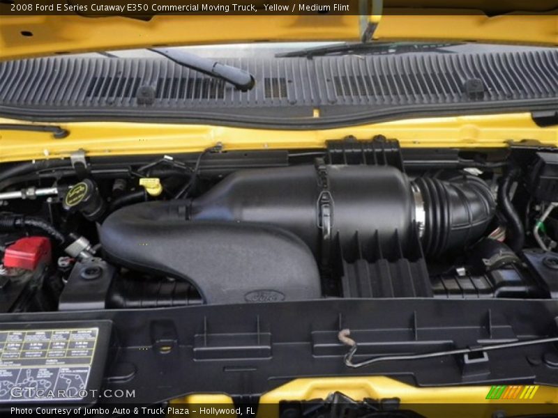 Yellow / Medium Flint 2008 Ford E Series Cutaway E350 Commercial Moving Truck