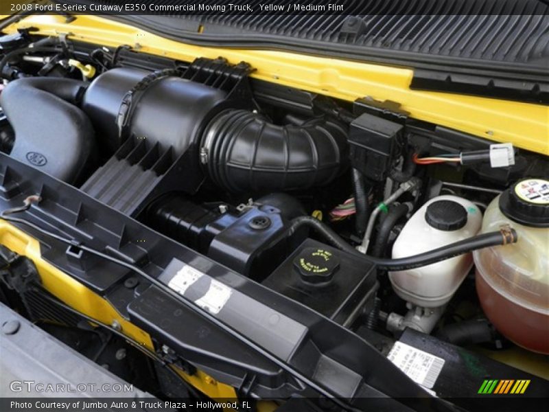 Yellow / Medium Flint 2008 Ford E Series Cutaway E350 Commercial Moving Truck