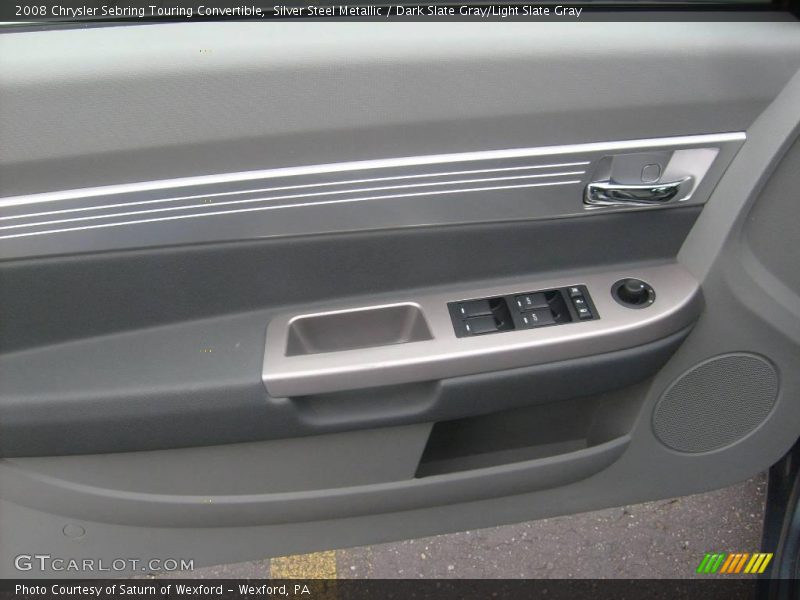 Silver Steel Metallic / Dark Slate Gray/Light Slate Gray 2008 Chrysler Sebring Touring Convertible