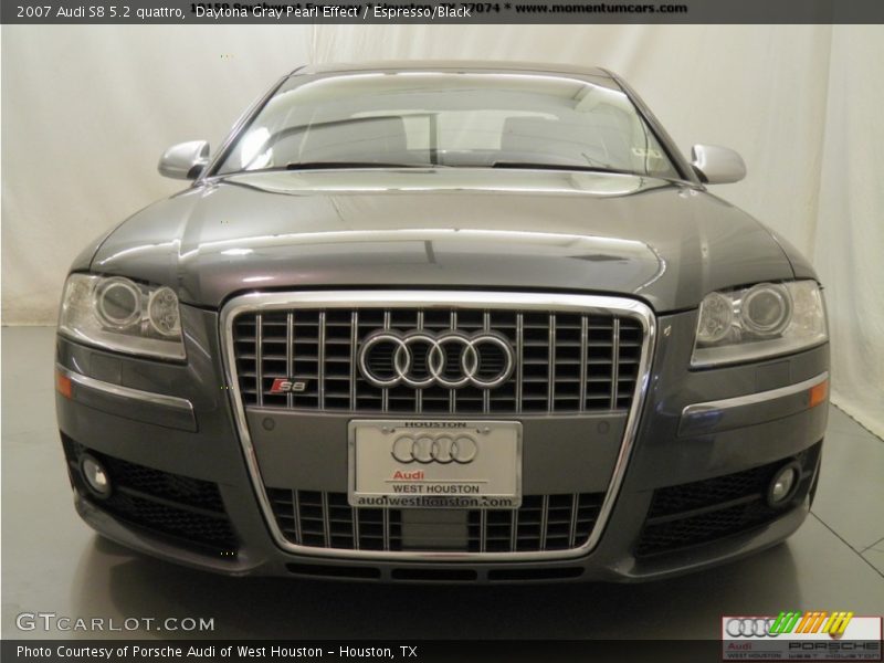 Daytona Gray Pearl Effect / Espresso/Black 2007 Audi S8 5.2 quattro