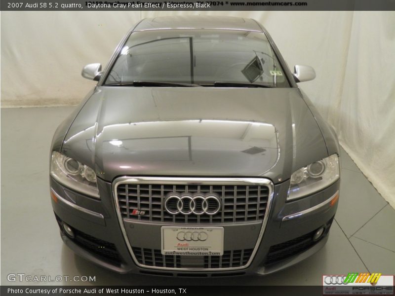 Daytona Gray Pearl Effect / Espresso/Black 2007 Audi S8 5.2 quattro