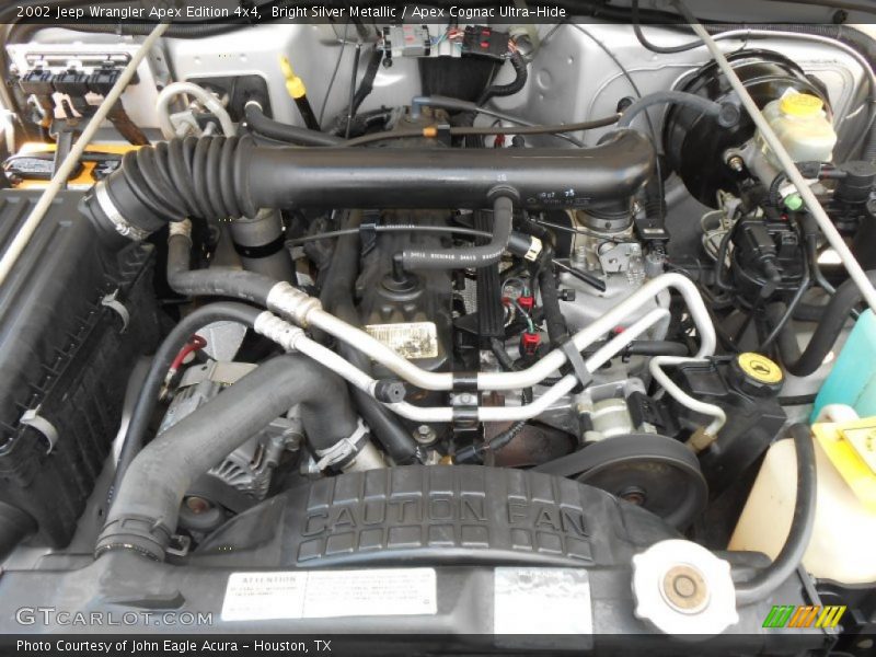  2002 Wrangler Apex Edition 4x4 Engine - 4.0 Liter OHV 12-Valve Inline 6 Cylinder