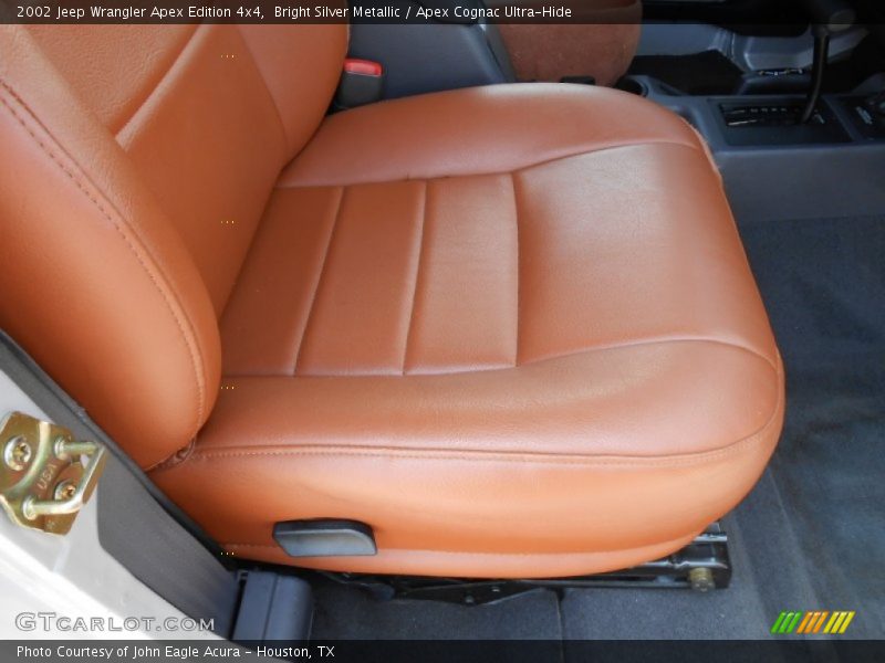 Bright Silver Metallic / Apex Cognac Ultra-Hide 2002 Jeep Wrangler Apex Edition 4x4