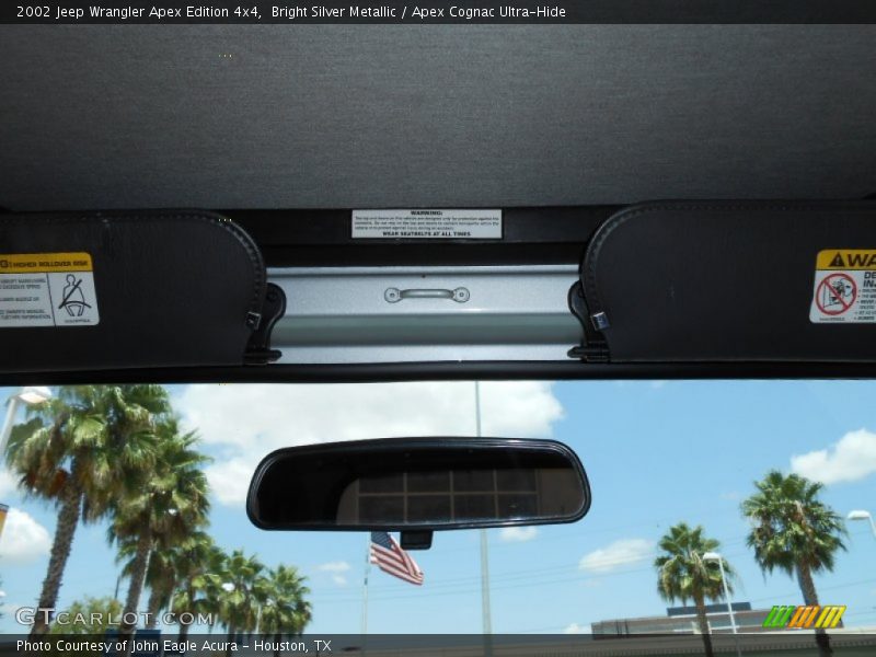 Bright Silver Metallic / Apex Cognac Ultra-Hide 2002 Jeep Wrangler Apex Edition 4x4