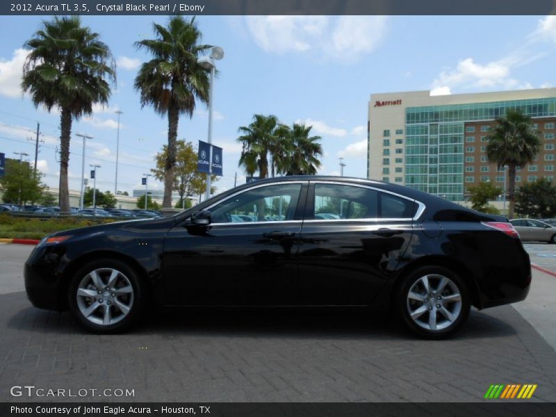 Crystal Black Pearl / Ebony 2012 Acura TL 3.5
