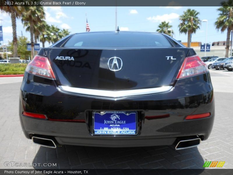 Crystal Black Pearl / Ebony 2012 Acura TL 3.5