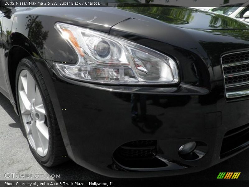 Super Black / Charcoal 2009 Nissan Maxima 3.5 SV