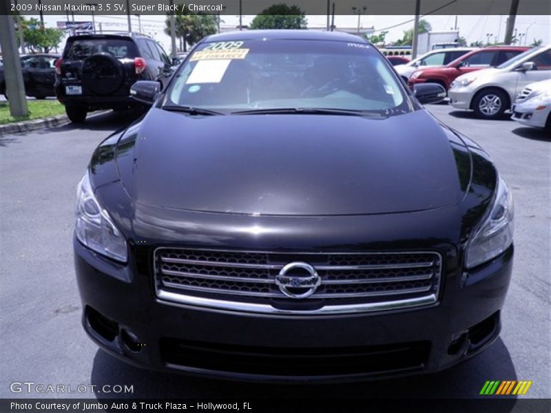 Super Black / Charcoal 2009 Nissan Maxima 3.5 SV