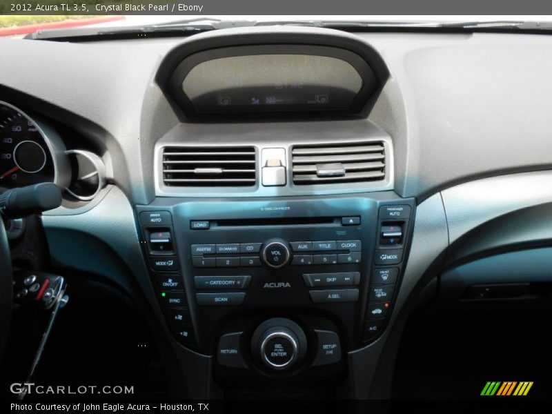 Crystal Black Pearl / Ebony 2012 Acura TL 3.5
