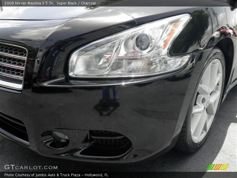Super Black / Charcoal 2009 Nissan Maxima 3.5 SV