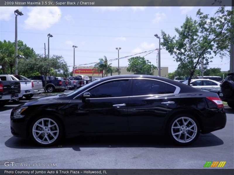 Super Black / Charcoal 2009 Nissan Maxima 3.5 SV