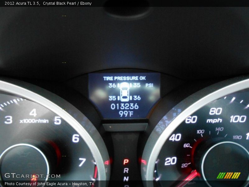 Crystal Black Pearl / Ebony 2012 Acura TL 3.5