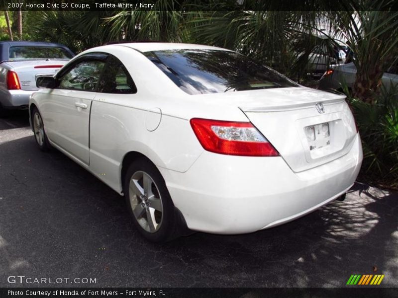 Taffeta White / Ivory 2007 Honda Civic EX Coupe